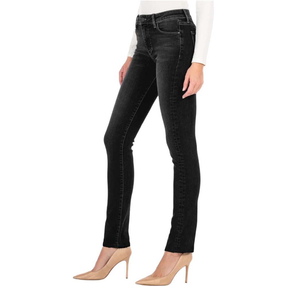 Fidelity Denim Stevie Mid Tapered Black Wash Jeans Women’s 29
